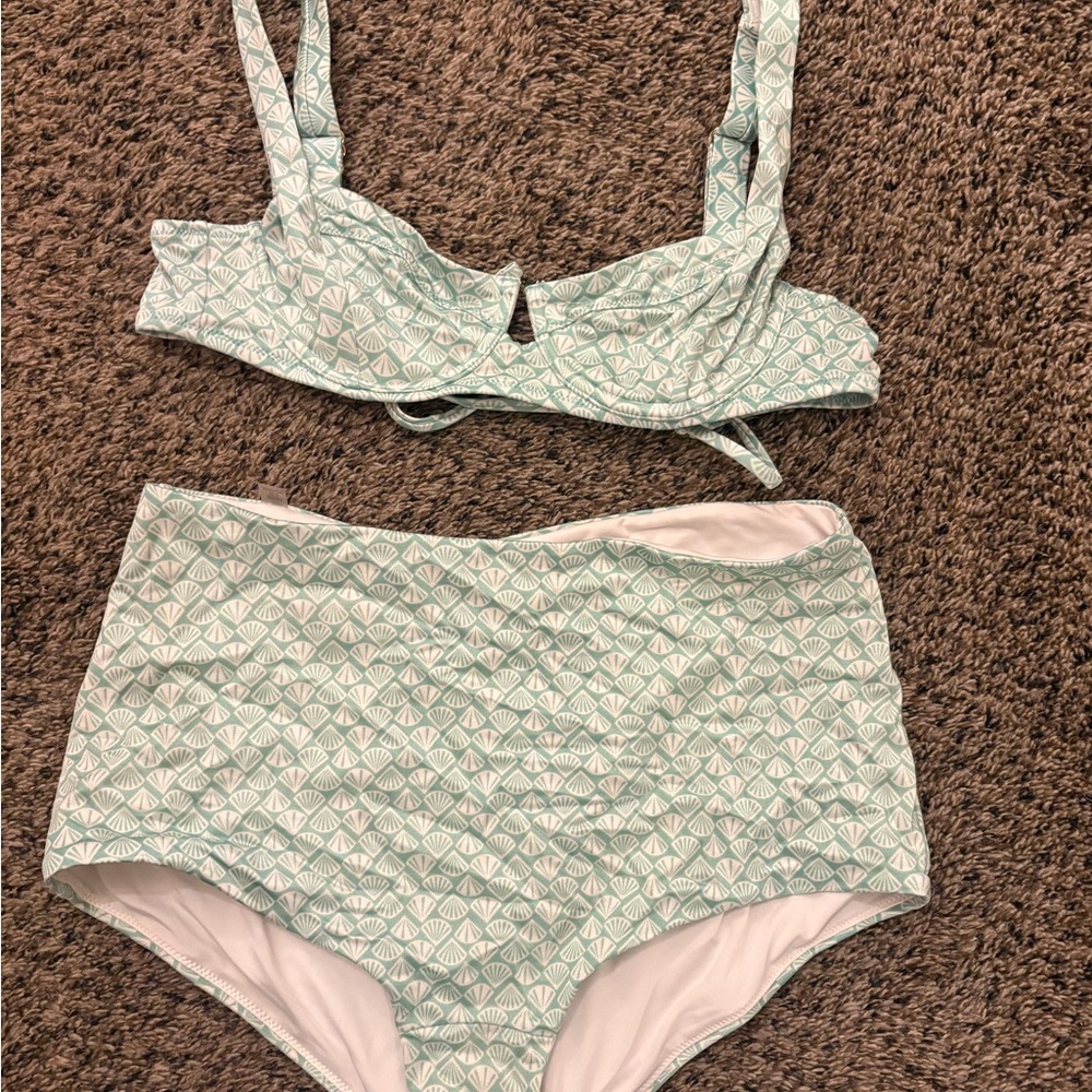 Victoria's Secret Pink and Green Bikini